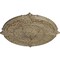 Ekena Millwork Attica Acanthus Leaf Medallion (Canopies up to 3 1/4"), 30 1/8"OD x 1 1/2"P, Gobi Desert Crackle CM30ATGDC - alternate 3